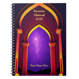 Cuaderno Ramadán Dorado Púrpura Soñador