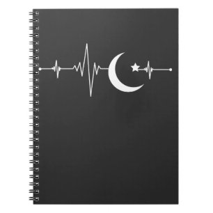Cuaderno Ramadán Luna Islam latir musulmán creciente
