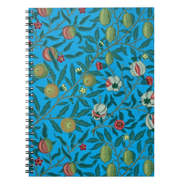 Cuaderno Ramas con granadas de William Morris (Frente)