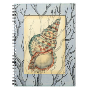 Cuaderno Ramas de árbol y de conchas marinas