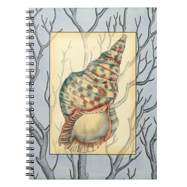 Cuaderno Ramas de árbol y de conchas marinas (Frente)