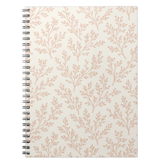 Cuaderno Ramas de bosque cálido albaricoque - Neutral