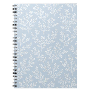 Cuaderno Ramas de bosque neutrales - azul polvoriento