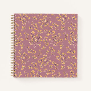 Cuaderno Ramas de espinas negras amarillas