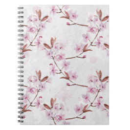 Cuaderno Ramas de flores de cerezo de primavera