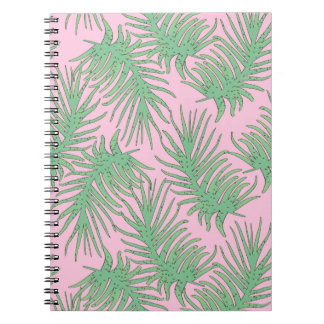 Cuaderno Ramas de hierro en rosa.