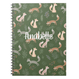 Cuaderno Ramas de invierno de Fox impecables y patrón de ho