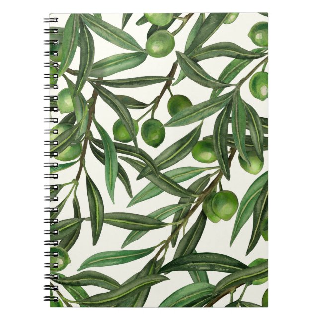Cuaderno Ramas de olivo blanquecinas (Frente)