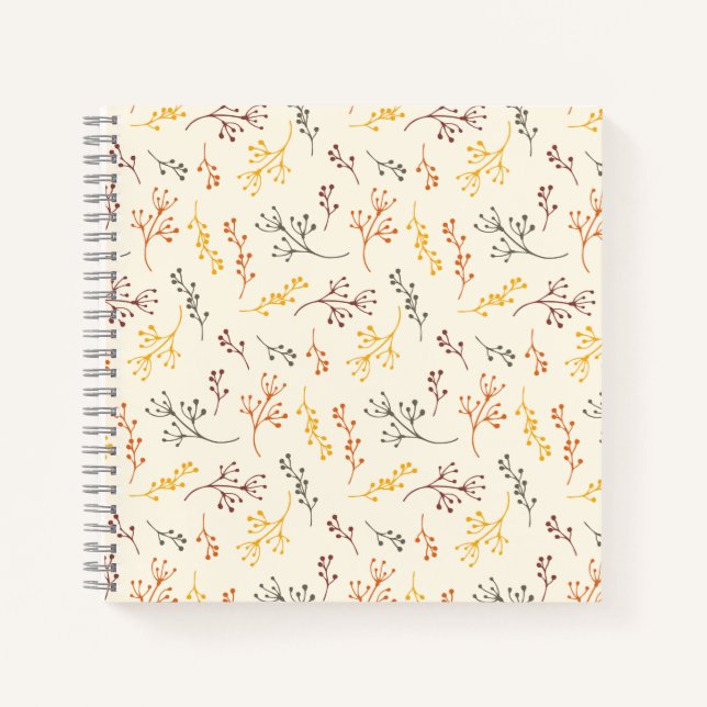 Cuaderno Ramas de otoño (Anverso)