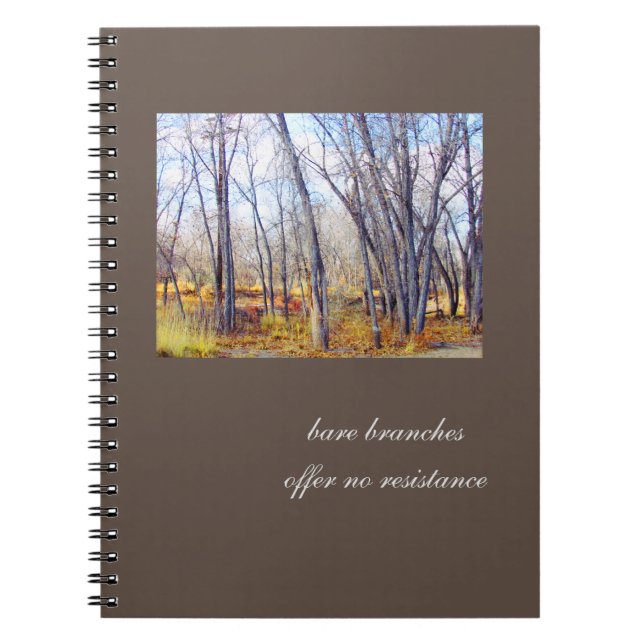 Cuaderno Ramas desnudas, ningún diario de la resistencia (Frente)