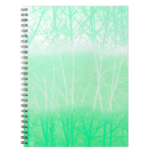 Cuaderno Ramas Verdes Menta Niebla Helada