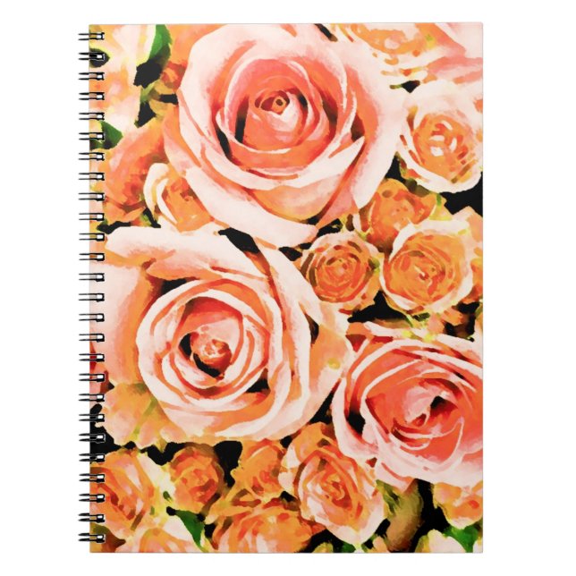 Cuaderno Ramblas rosadas de color rosa (Frente)