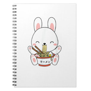 Cuaderno Ramen Bunny Bowl para Kawaii Ramen Noodle Soul Lov