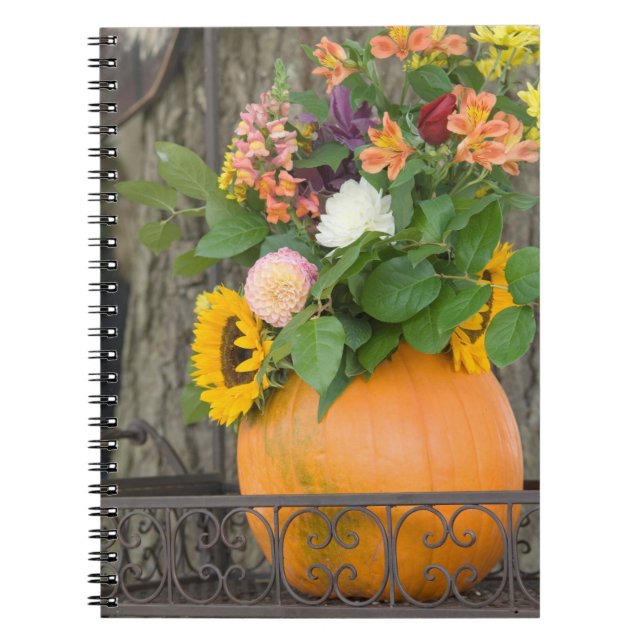 Cuaderno Ramo de Calabaza de Otoño (Frente)