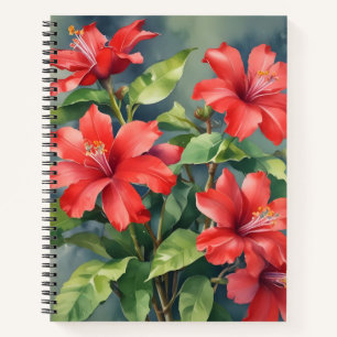 Cuaderno Ramo de Flores Rojas