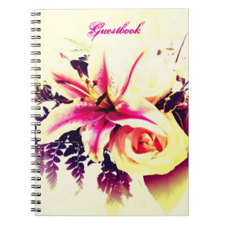 Cuaderno Ramo del lirio - Guestbook nupcial Wedding/de la