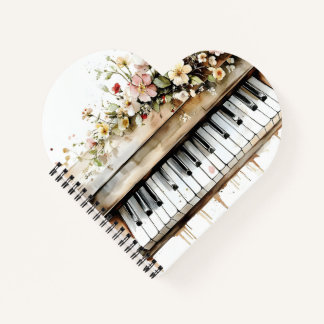 Cuaderno Ramo Floral de Teclas de Pinao