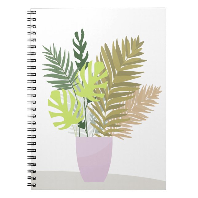 Cuaderno Ramo tropical. (Frente)