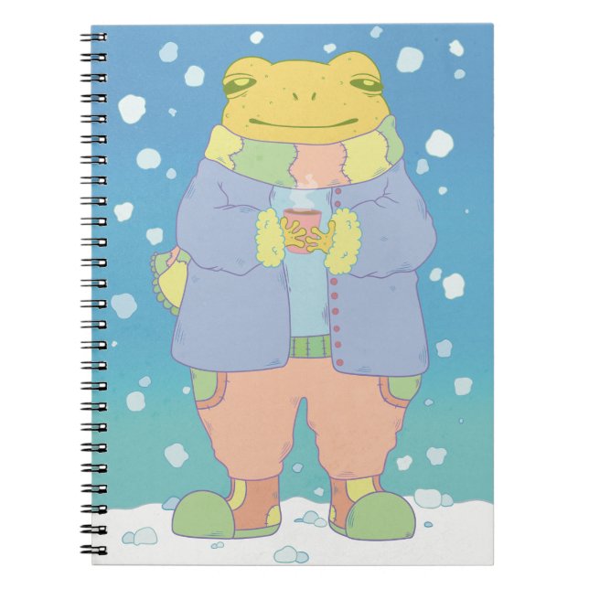 Cuaderno Rana acogedora de invierno (Frente)