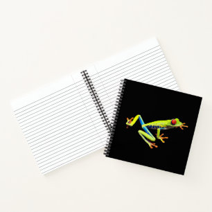 Cuaderno Rana arborícola pintada de ojos rojos
