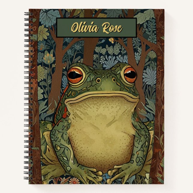 Cuaderno Rana boho vintage (Anverso)