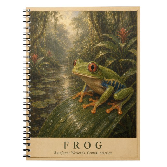 Cuaderno Rana Centroamérica VINTAGE (Frente)