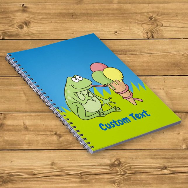 Cuaderno Rana con bloc de notas de helado (Subido por el creador)