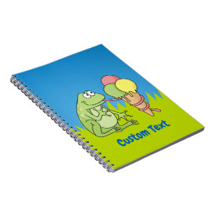 Cuaderno Rana con bloc de notas de helado