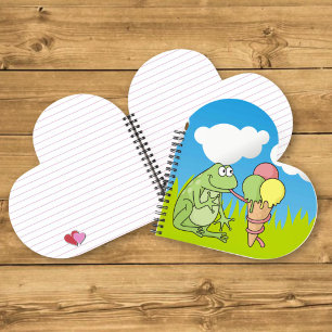 Cuaderno Rana con helado