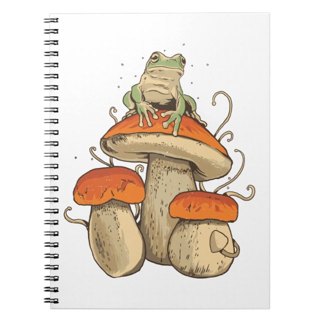 Cuaderno Rana con hongos (Frente)
