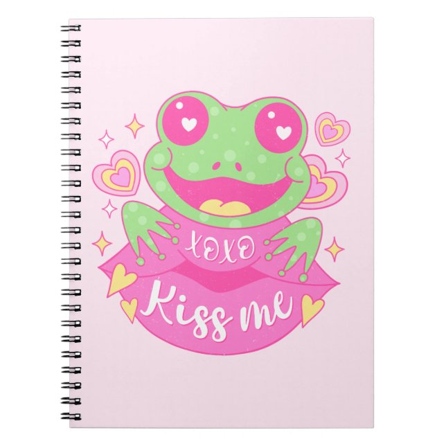Cuaderno Rana Cute Kisme - Xoxo (Frente)