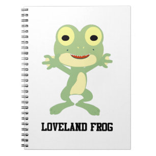 Cuaderno Rana Cute Loveland