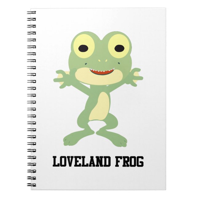 Cuaderno Rana Cute Loveland (Frente)