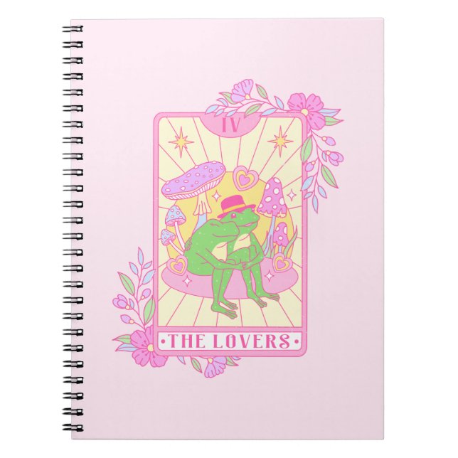 Cuaderno Rana Cute Pareja - Los amantes (Frente)