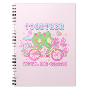 Cuaderno Rana De Pareja Cuta - Juntos Hasta Que Cruzamos