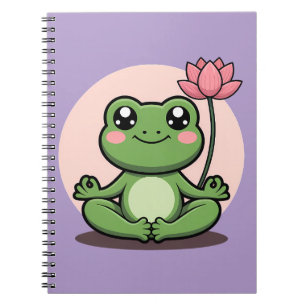 Cuaderno Rana de Yoga con Loto