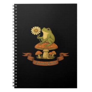 Cuaderno Rana del jardín fairycore cottagecore rana