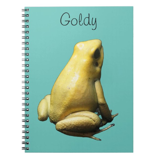 Cuaderno Rana dorada venenosa (Frente)