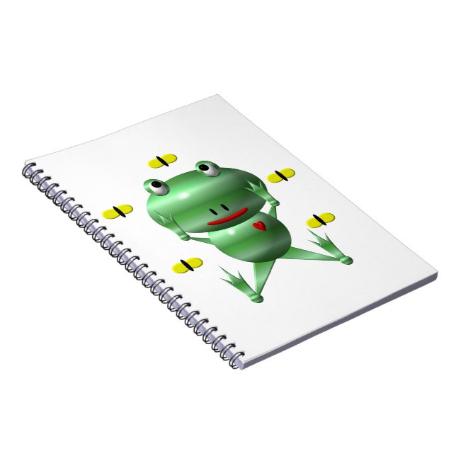 Cuaderno Rana dulce con moscas (Lado Derecho)