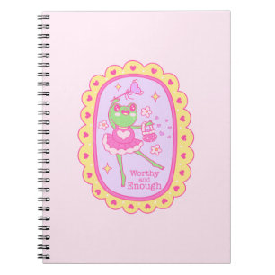 Cuaderno Rana dulce de gelatina - digna y suficiente