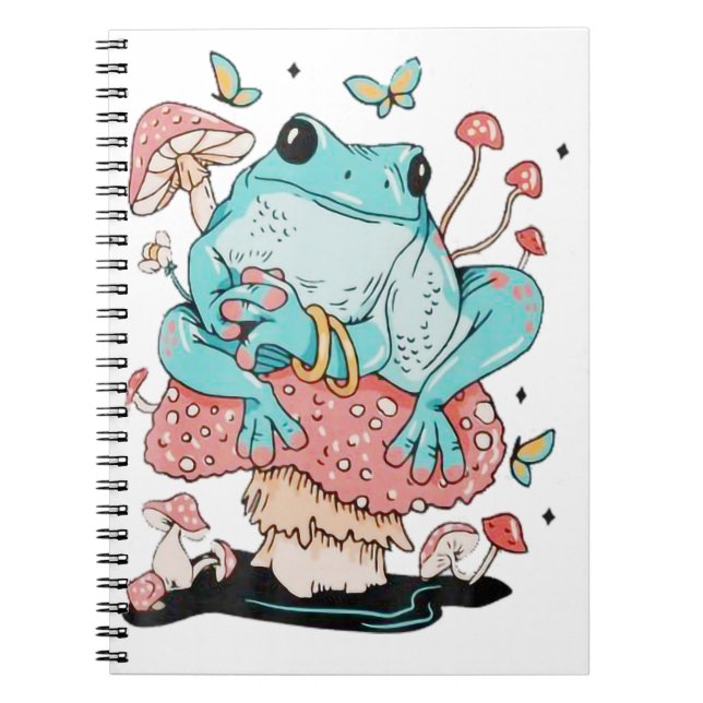 Cuaderno Rana En Un Setas, Rana Cuta (Frente)