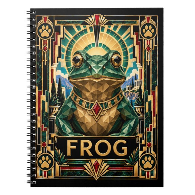 Cuaderno Rana, Fauna Art Déco (Frente)