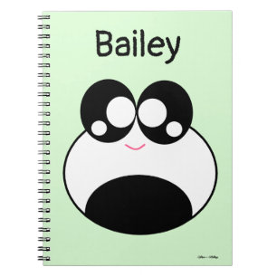 Cuaderno Rana Kawaii Panda