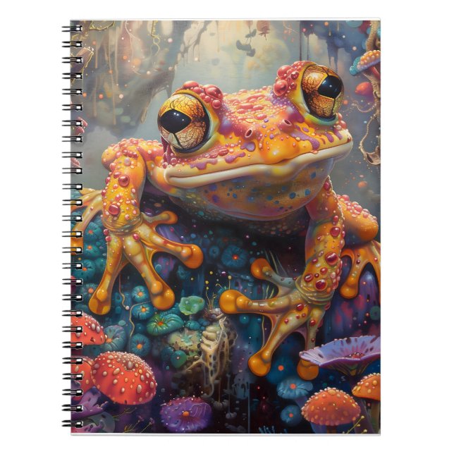 Cuaderno Rana mágica de cuento de hadas (Frente)