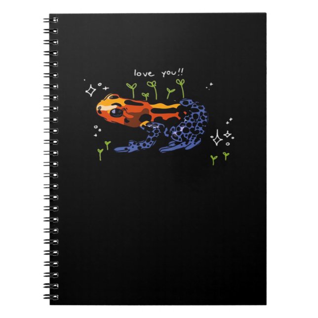 Cuaderno Rana que te ama estilo clásico simple (Frente)