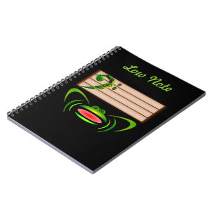 Cuaderno Rana verde baja nota