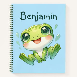 Cuaderno Rana verde dulce