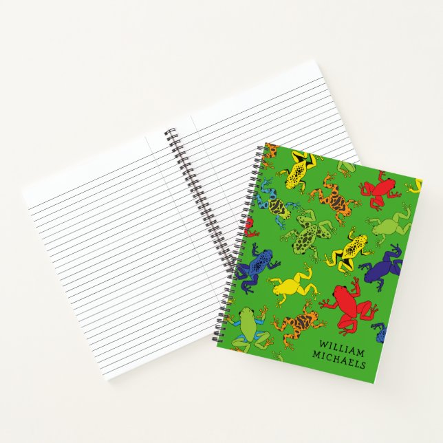 Cuaderno Ranas Arborícolas Lindas para Niños (Interior)