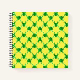 Cuaderno Ranas de Personalizado lindo