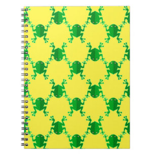 Cuaderno Ranas lindas del dibujo animado